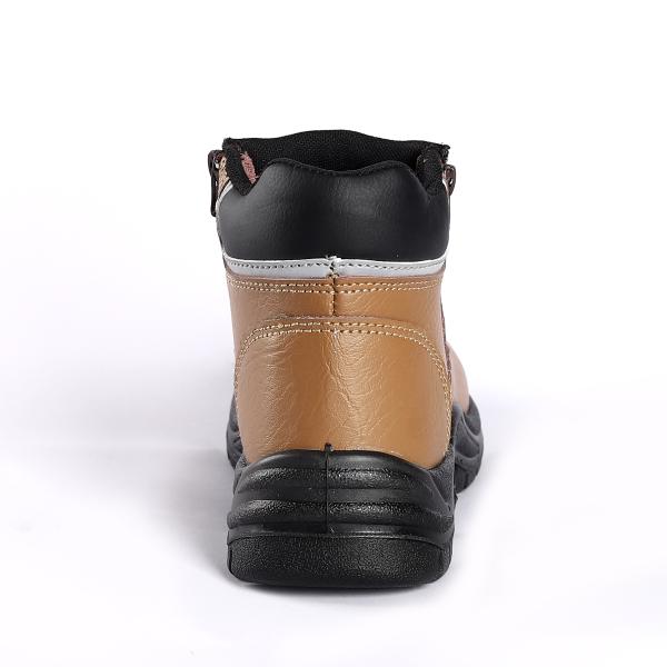 Experience Superior Protection Genuine Leather Upper Air Mesh Lining Steel Toe Shoes