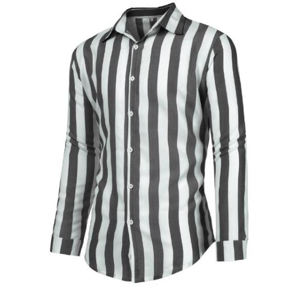 Рубашка длинного рукава людей продукции одежды небольшого количества случайная Striped
