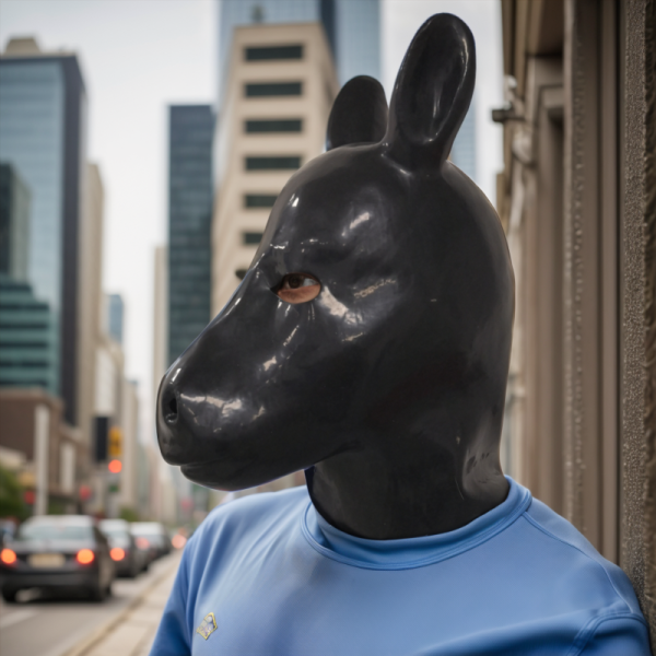 Latex Material Fantasy Mask with Unique Fantasy Design for Costume and Theatrical Use - One Size Fit Most