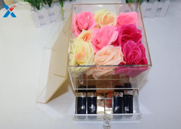 9 Holes Acrylic Flower Pot Chemical Stability , Small Acrylic Box A Class Acrylic Sheet
