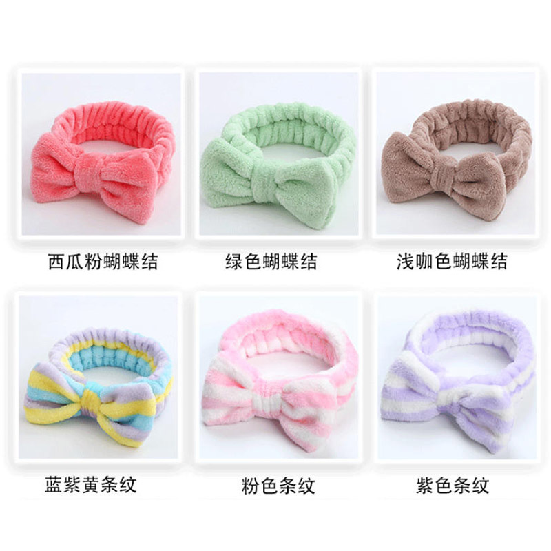 Lint Free Anti Slip Microfiber Headband Luxury Spa Headband 5x19cm For Washing Face