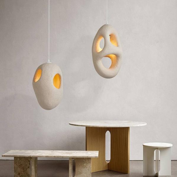 Oval Bar Counter Chandelier Bedroom Bedside Home Hanging Light Nordic Kitchen Pendant Lamp