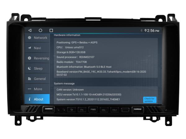 Ecrã de 9' Mercedes Benz carro estéreo para A B Classe B200 W169 W245 Viano Vito W447 W639 Sprinter W9