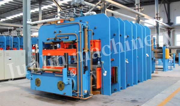 Presse à vulcaniser à plateaux 2000T / 1800×1800mm, type à cadre, pour le traitement du caoutchouc