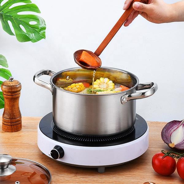 Escalation Series 5Pcs Multi-Purpose Kitchen Pots Cooking Cookware Sets Stainless Steel Pots Sets