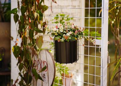 Cercar a correia de Mesh Metal Garden Pot Decorative do metal engancha exterior