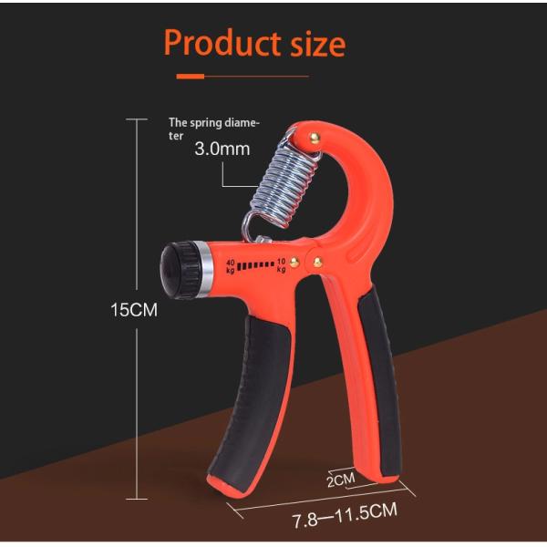 упрочнитель сжатия руки машины тренировки сжатия 10kg 2.2cm регулируемый