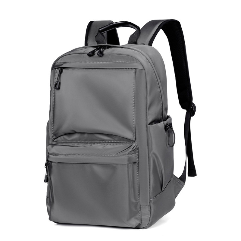 Nylon Fabric Laptop Bag for Everyday Lightweight Fashion Backpack Solid and Soft Waterproof Backpacks