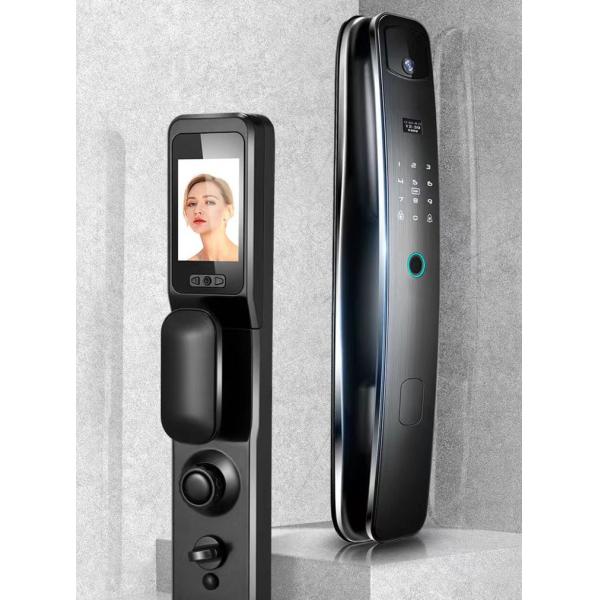 Secure Your Door with Tuya APP Controlled Waterproof Electric Rim Lock and Fingerprint