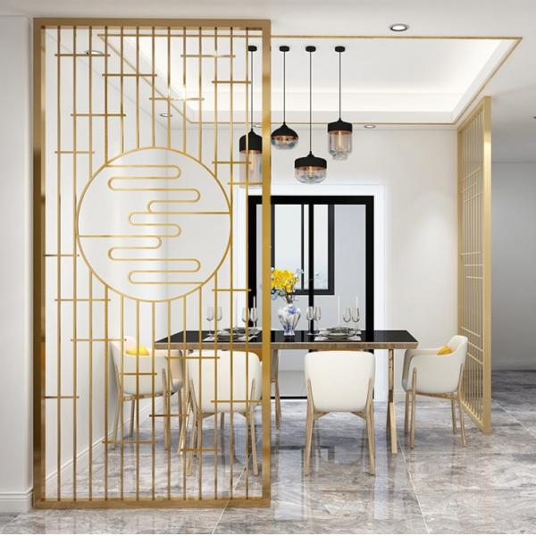 Передвижной лазер отрезал домашнюю декоративную панель гриля выставки рассекателей комнаты