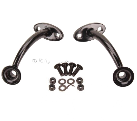 Black Highboy Fenderless Hot Rod Headlight Mount Universal Parts for Versatile Car Customization