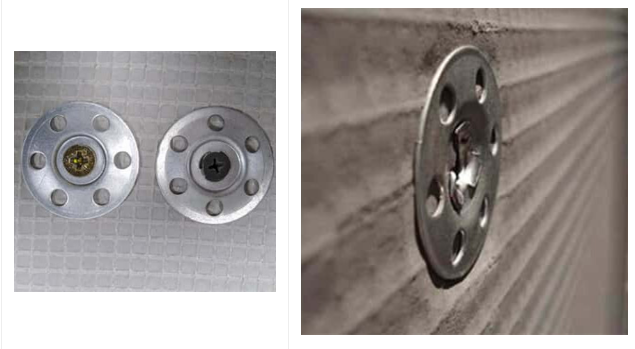 35mm Galvanized Anti Rust Self Retaining Washer For Exterior Wall Insulation Fasteners In Construction
