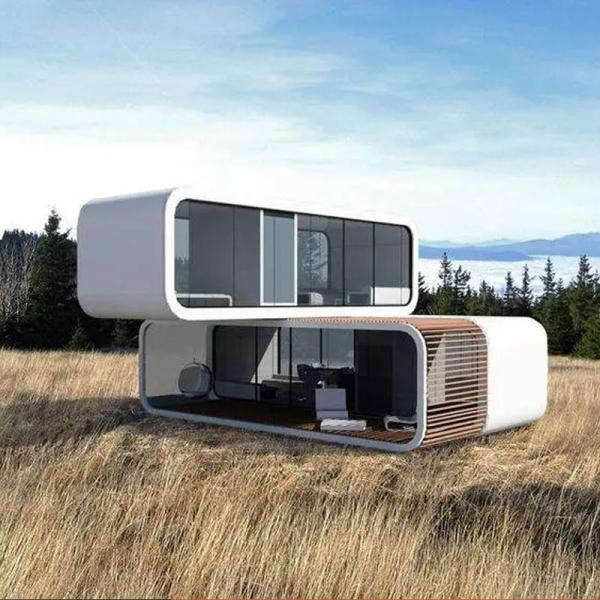 Luxury Apple Cabin for Glamping & Resorts - Prefab, All-Weather, Custom Interior Design