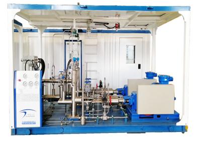 Two Pumps Portable LCNG Station Space Saving AC Power High Filling Capacity
