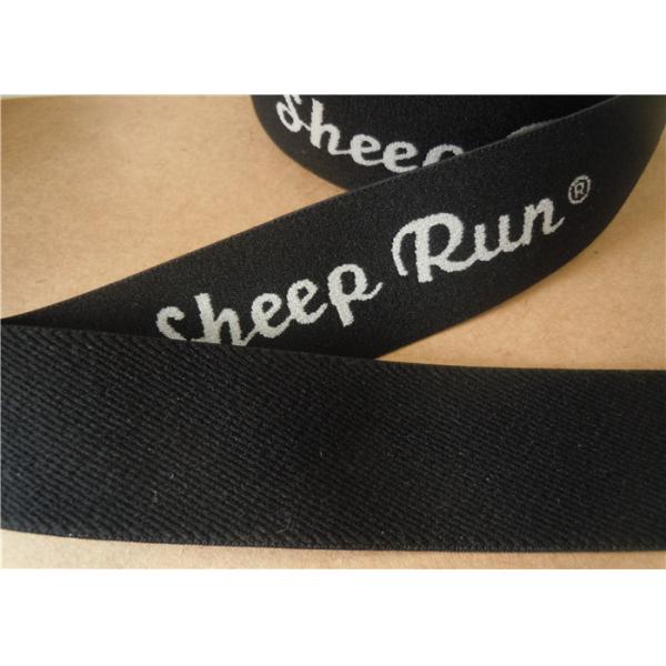 Подгонянные планки Webbing Waistband черного жаккарда лайкра эластичные
