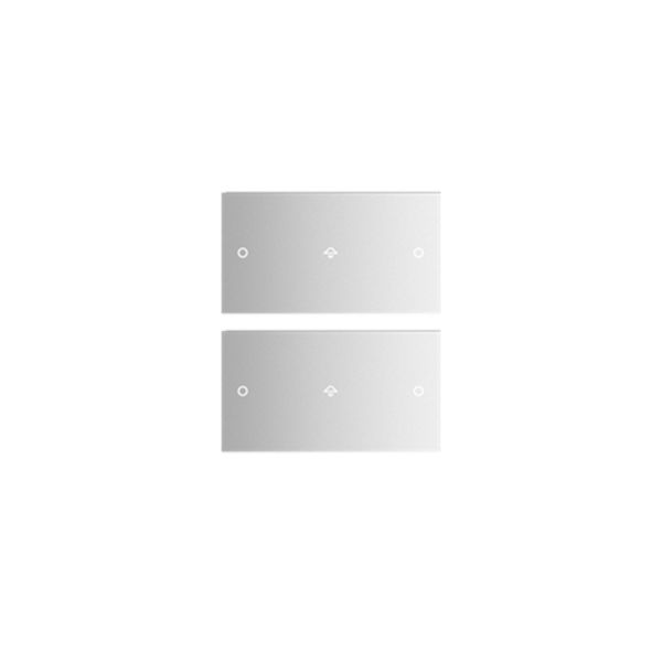 PESB/2.10.1-131 ABB Rocker Switch with Lighting Icon Matt Silver Finish