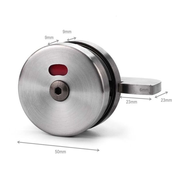 Quincaillerie de cloison de salle de bain en acier inoxydable allié pour toilettes commerciales