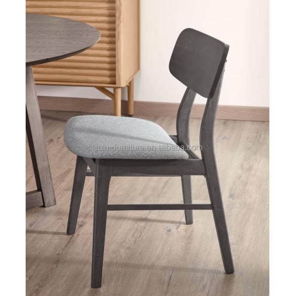 Customize Restaurant Hotel Upholstery Wooden Dining Chair in Sturdy Solid Wood Material and Modern Design