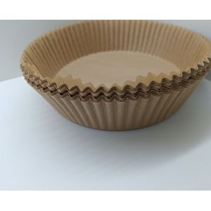 50 ПК кухни вкладыша Fryer воздуха 6,3 дюймов циновки устранимой бумажной печь