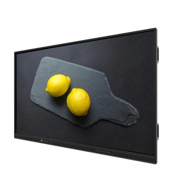 Fabricant 4K Interactive Board Android 14 75 pouces Interactive Multimédia Whiteboard Panneau d'écran tactile numérique Pour les réunions d'éducation