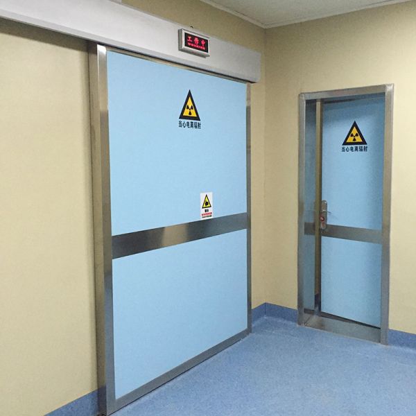 Airtight Automatic Hygienic Radiation Shielded Doors For Hospital Wards