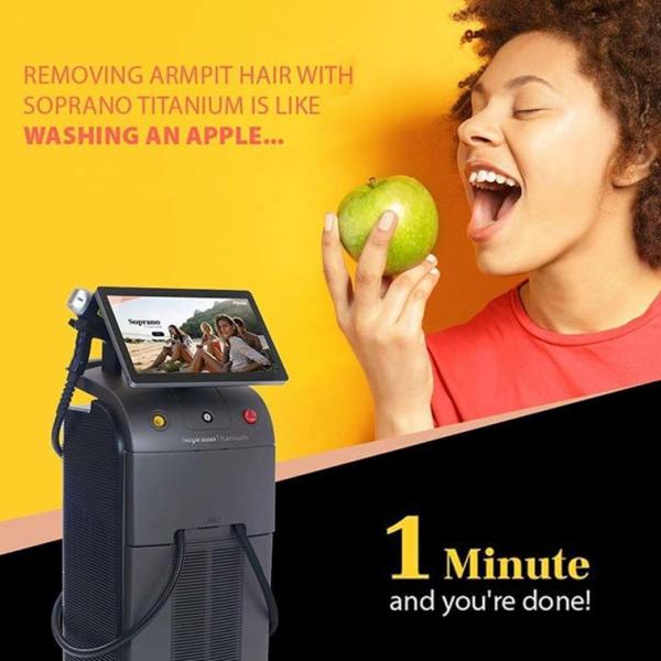 машина лазера платины льда сопрано машины удаления волос лазера диода 4K 1064nm