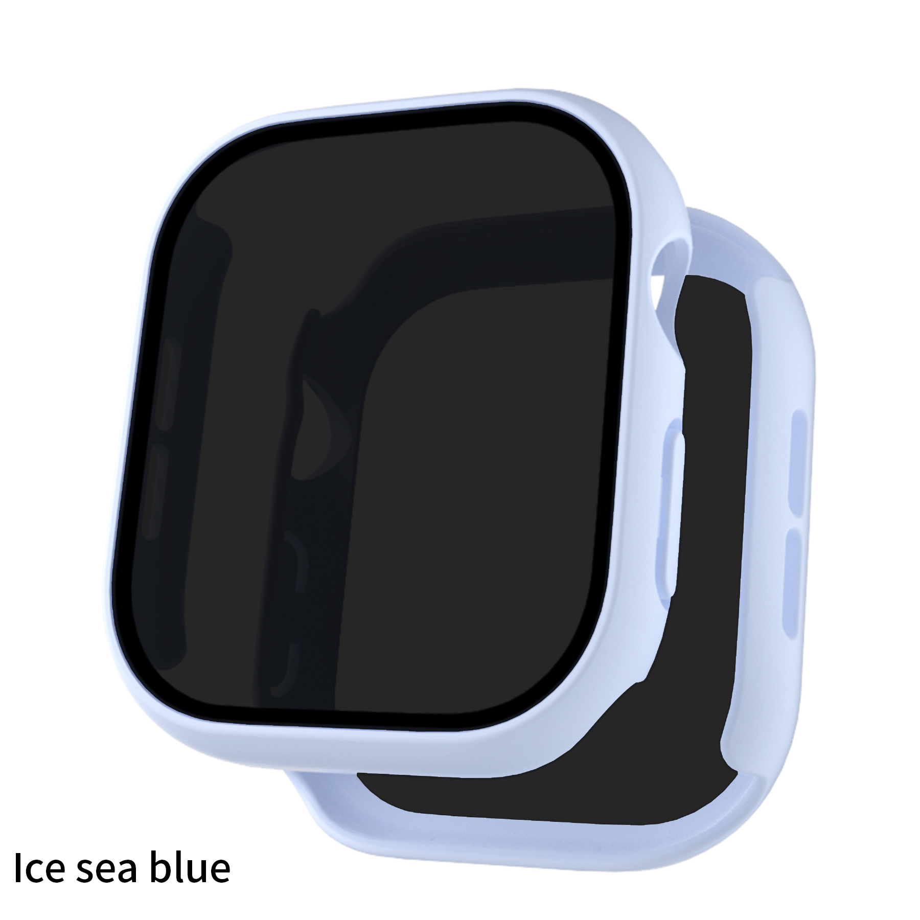 Eraysun Oil-sprayed Anti-peeping Shell Film Integrated for Apple Watch Series10 42mm 46mm Protector Watch Case