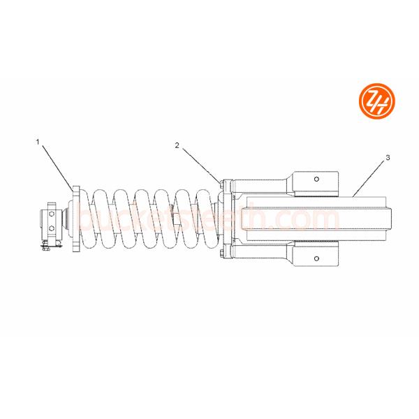 130-9288 E307D  Track Adjuster Excavator Track Parts