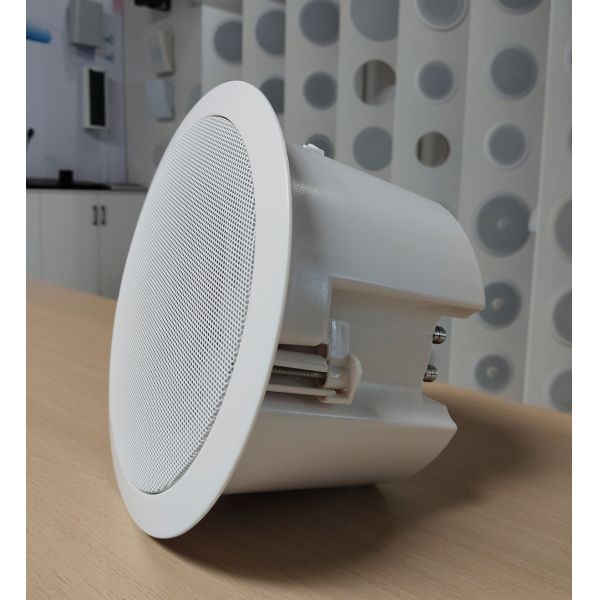 SIP POE Ceiling Speaker 10W-50W ABS Enclosure Real-time Paging SIP, UDP, IGMP (multicast) Protocol