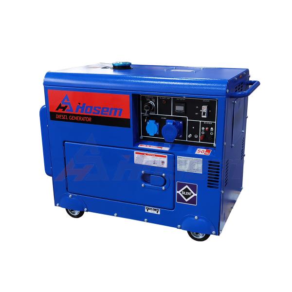 Générateur diesel portatif à la maison de 3kW 4.5kW 5.5kW 6kW 7kW 10kW avec la roue