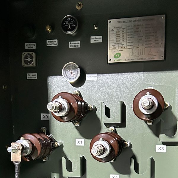 3000Kva Pad Mounted Transformer Three Phase Oil Immersed 24.94KV To 4160V Transformer Pad Mount