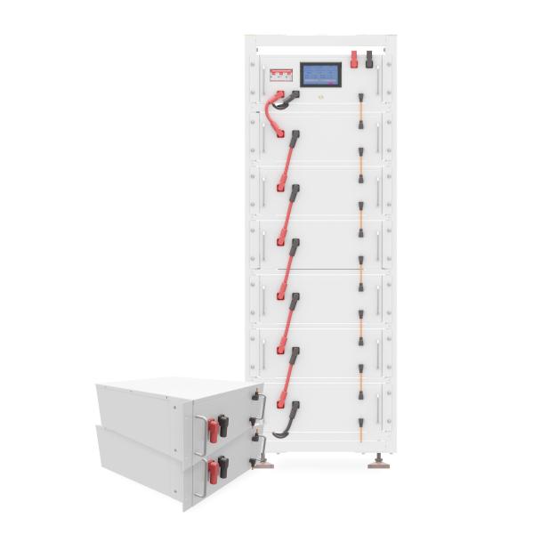 High Voltage LiFePO4 Battery Modules 19.2KWh To 51.2KWh Emergency Backup