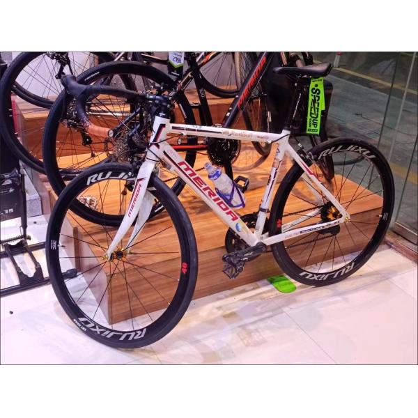 Jeu de roues de vélo de route personnalisé en alliage d'aluminium à six mâchoires pour frein à disque 700C, hauteur 38 mm