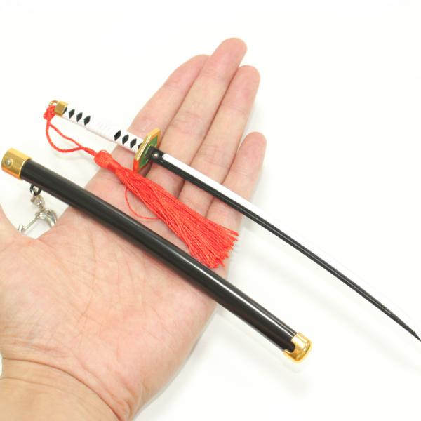 Durable Zinc alloy Demon Slayer Keychain Gift Sabito Metal Sword Model Katana Toys