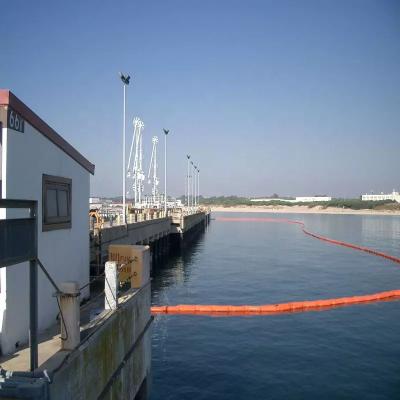 Tratamento da poluição PVC Silt Curtain Floating Oil Spilling Boom Curtain