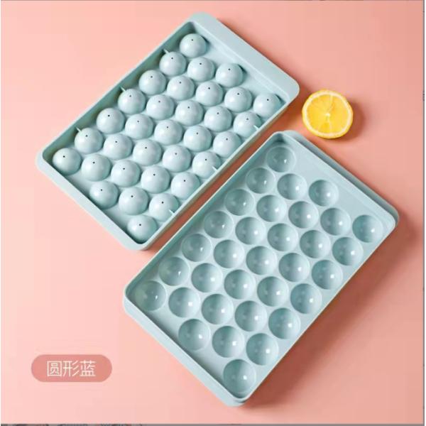 Plastic Round Ice Cube Tray for Freezer Mini Circle Ice-Cube Maker Mold Arrivals