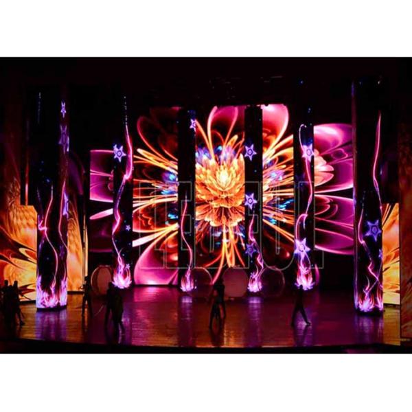 Light Weight P3.91 Indoor Rental Led Video Wall Display 50x100cm For Church Events