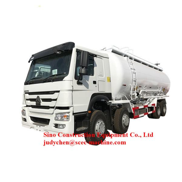 Caminhão seco Sinotruk Howo 6x4/8x4 do transporte do cimento do volume do pó de 30 toneladas