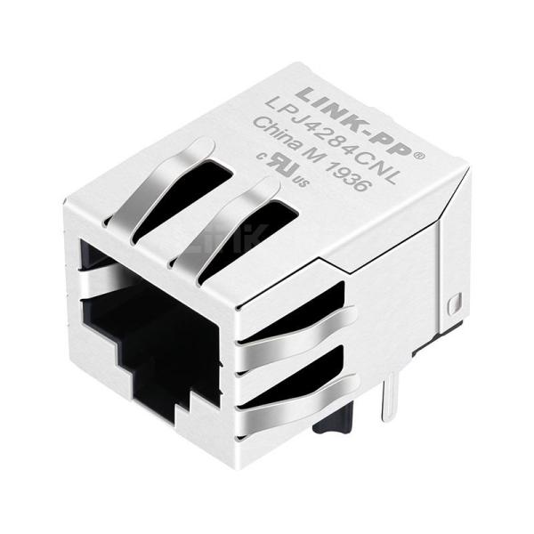 LPJ4284CNL RJ45 PoE MagJack avec 10/100 Base-T Tab vers le bas sans LED