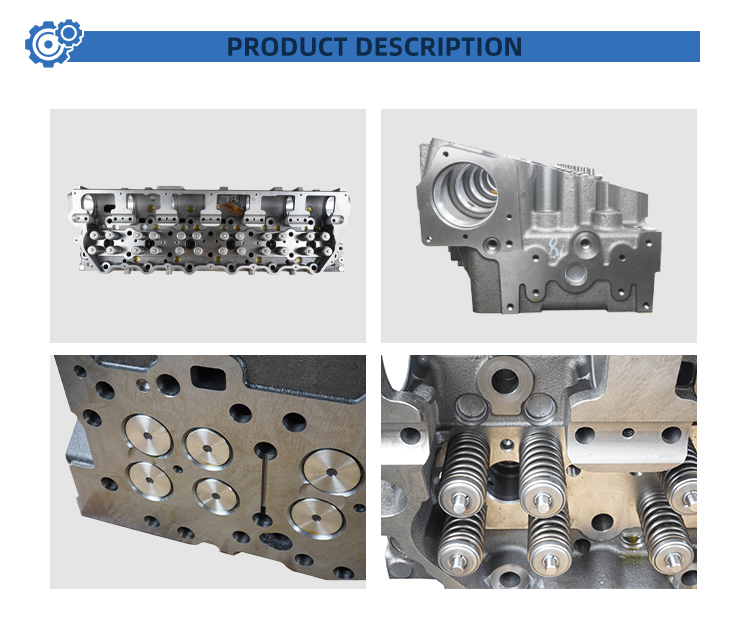 183-5296 C15 Industrial Diesel Engine Parts 4 Valve Motorcycle Cylinder Head Assy