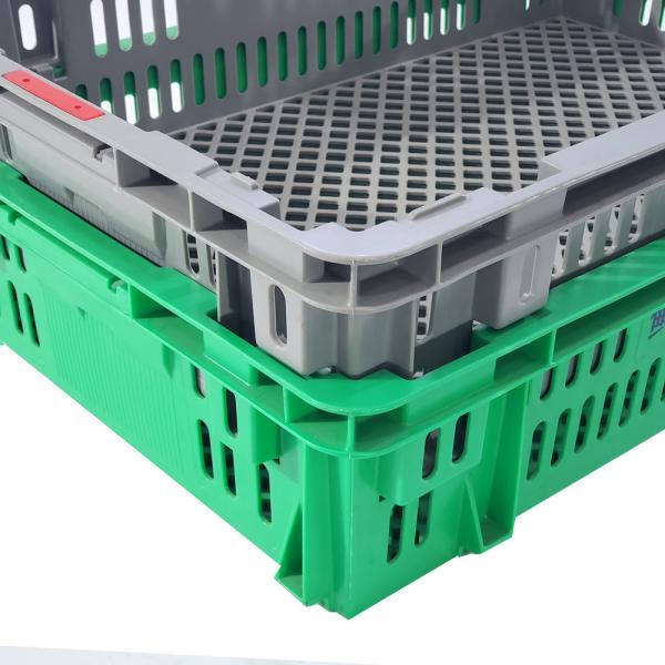 Tamanho externo 690*470*150mm Rede de cesto de plástico para depósito de armazenamento de armazém e fazenda