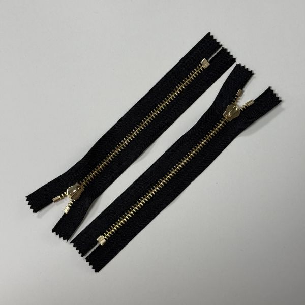 Smooth Y Shaped Metal Zipper #5 Brass Zipper High Load Bearing Capacity