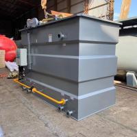 L'écoulement horizontal DAF Dissolved Air Flotation Machine d'acier inoxydable a intégré 50m3/H