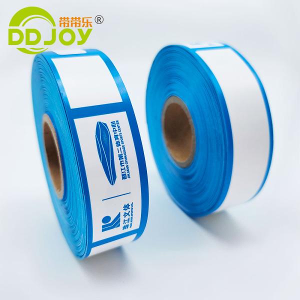 Letter Shape Self-Printable Adhesive Bracelet for Scenic Events and Admission Tickets
