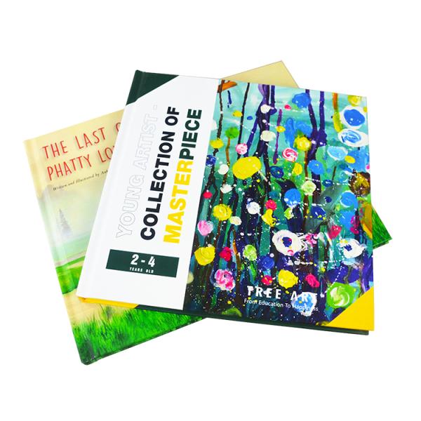 Matt Lamination Hard Cover Childrens Books 157Gsm Glossy C1S Art Paper