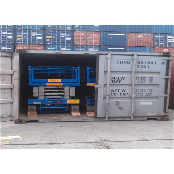 Zero Emission Self Propelled Lift , Aerial Work Platform 6-14m Dimensional Stable