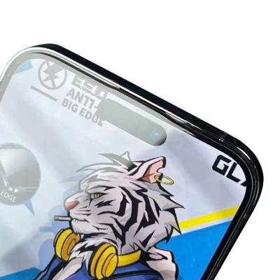 Esd Factory Wholesale Full Cover Anti Scratch Protector de tela de vidro temperado para Iphone 15/Pro