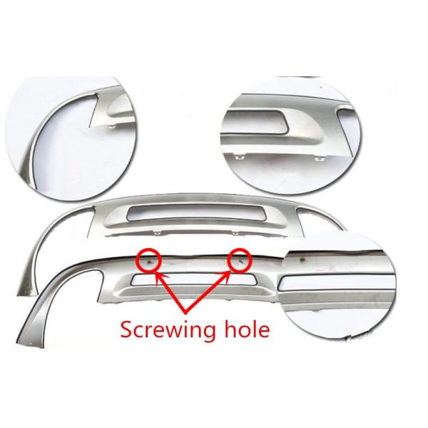 Protecteur de pare-chocs en acier inoxydable, garde-robe pour Touareg 2011