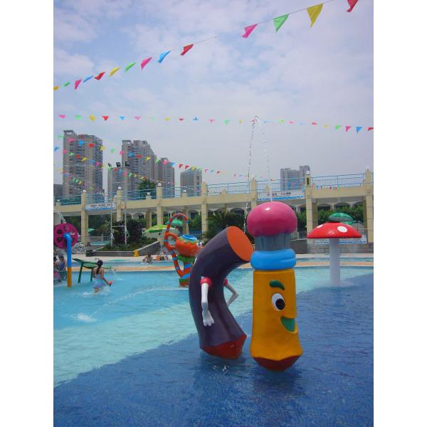 Kids And Adults Water Park Equipment Spray Aqua Play Structure 3~5 Persons for Kids Water Park