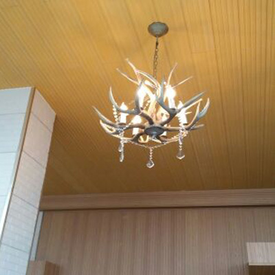 Crystal antler chandelier for Home Bar Coffee Shop Lighting Fixtures (WH-AC-19)